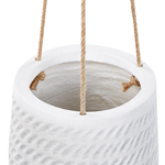 Blumenampel cremeweiss rund 20 x 20 x 21 cm LIVADIA
