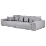 Wohnlandschaft grau 4-Sitzer TORPO
