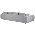 Wohnlandschaft grau 4-Sitzer TORPO