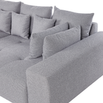 Wohnlandschaft grau 4-Sitzer TORPO