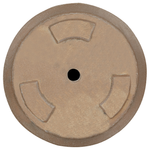 Blumentopf taupe rund 24 x 24 x 24 cm DARIA