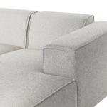 3-Sitzer Ecksofa hellbeige linksseitig DOLVA