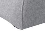 3-Sitzer Ecksofa grau linksseitig DOLVA