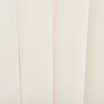 Esszimmerstuhl 2er Set MARIPOSA Samtstoff Creme