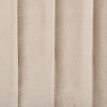 Esszimmerstuhl 2er Set MARIPOSA Samtstoff Taupe