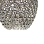 Hängelampe Rauchglas grau 3-flammig Kegelform SHERRY