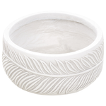 Blumenkübel FTERO Keramik 25 cm Cremeweiss