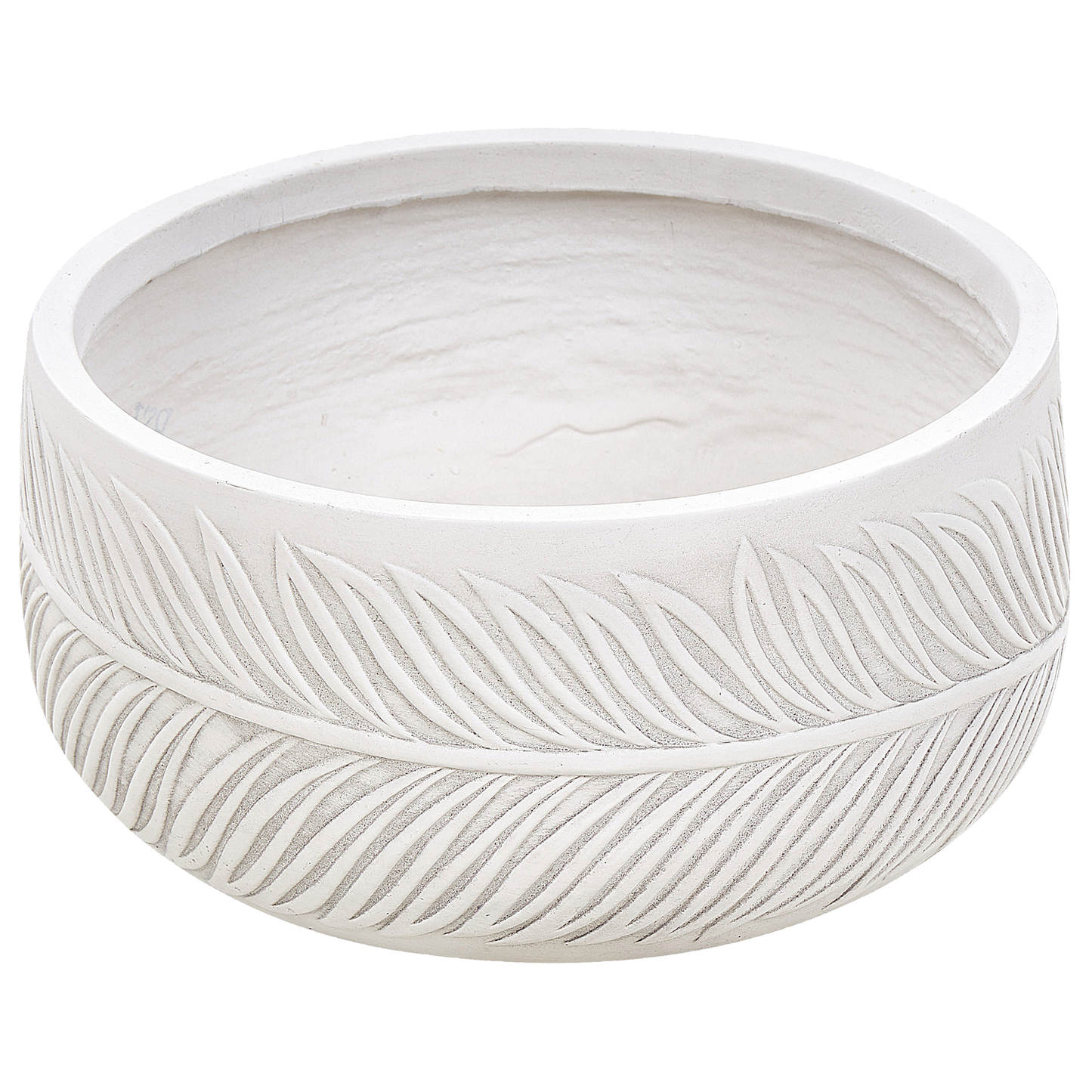Blumenkübel FTERO Keramik 35 cm Cremeweiss
