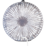 Tischlampe 2er Set YUNA Keramik Silber