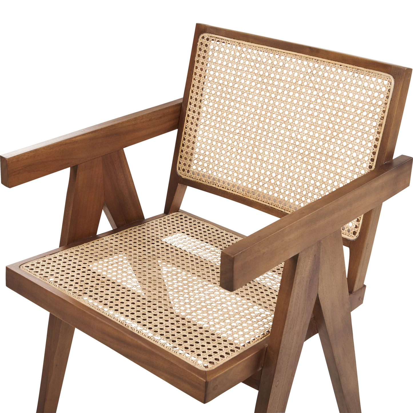 Esszimmerstuhl WESTBROOK Mahagoniholz Dunkelbraun