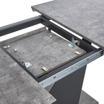 Esstisch Betonoptik 160 / 200 x 90 cm ausziehbar ALCANTRA