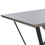 Esstisch BANDURA Grau 180 cm 90 cm