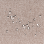 Gartensofa 3-Sitzer LORETELLO linksseitig Beige