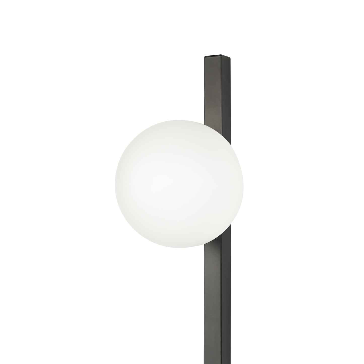 Wandlampe ISABELLA mit Blumentopf Metall Schwarz