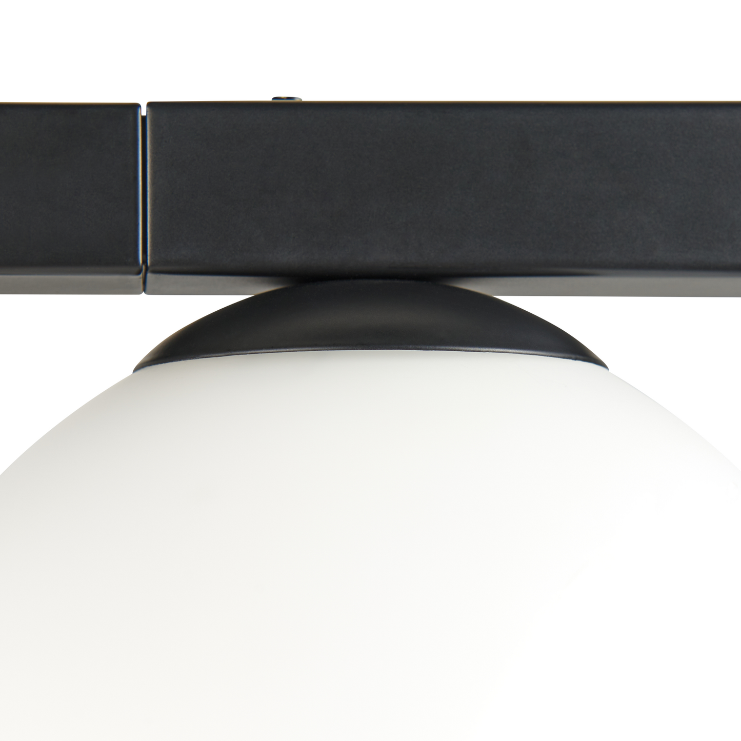 Wandlampe ISABELLA mit Blumentopf Metall Schwarz