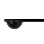Wandleuchte mit Blumentopf Metall schwarz / weiss 2-flammig Kugelform ISABELLA