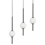 Hängelampe LED Metall schwarz 3-flammig SHANNON