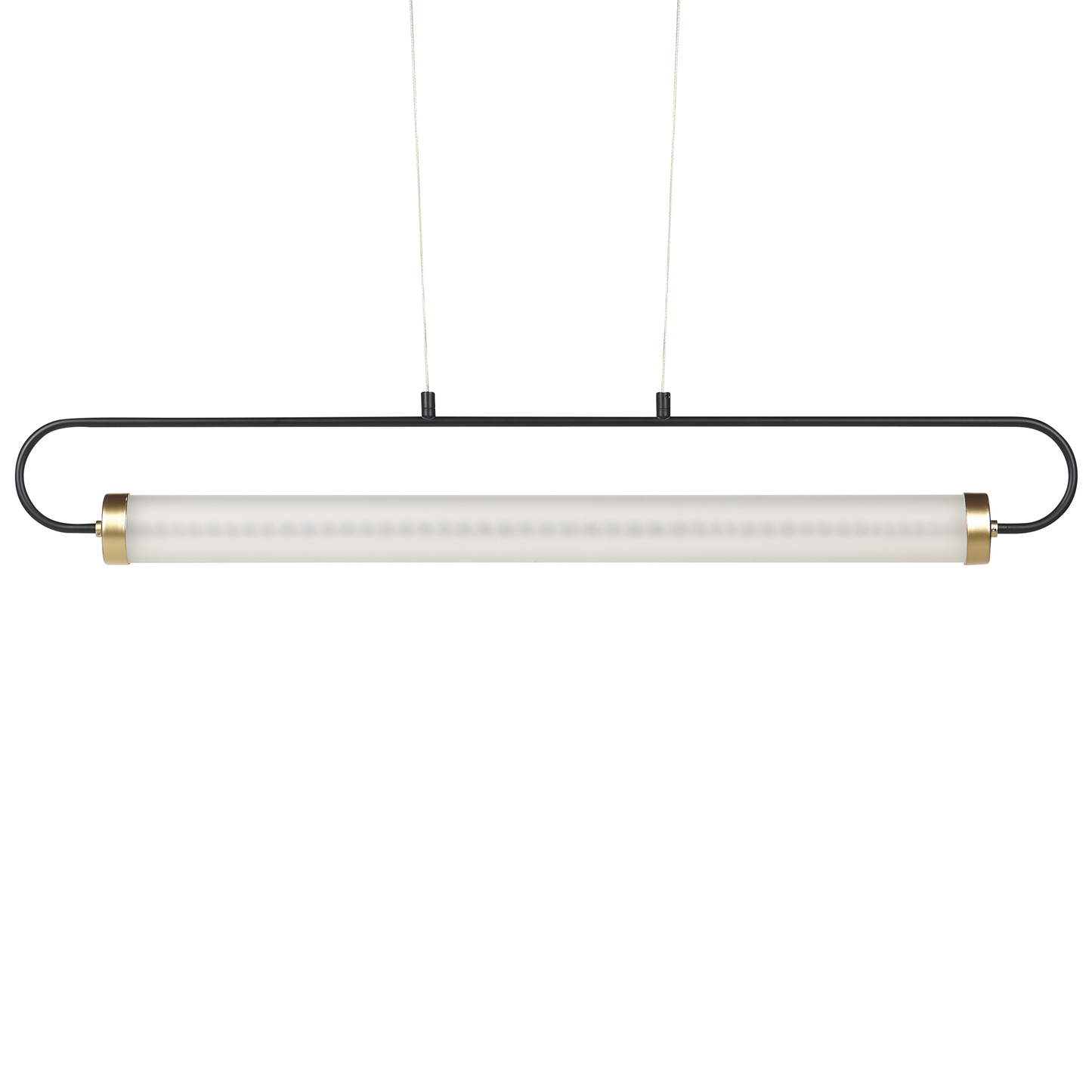 Hängelampe Metall schwarz integriertes LED-Licht HENRY