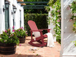 Garten-Schaukelstuhl ADIRONDACK Rot