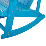 Garten-Schaukelstuhl ADIRONDACK Blau