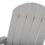 Garten-Schaukelstuhl ADIRONDACK Hellgrau