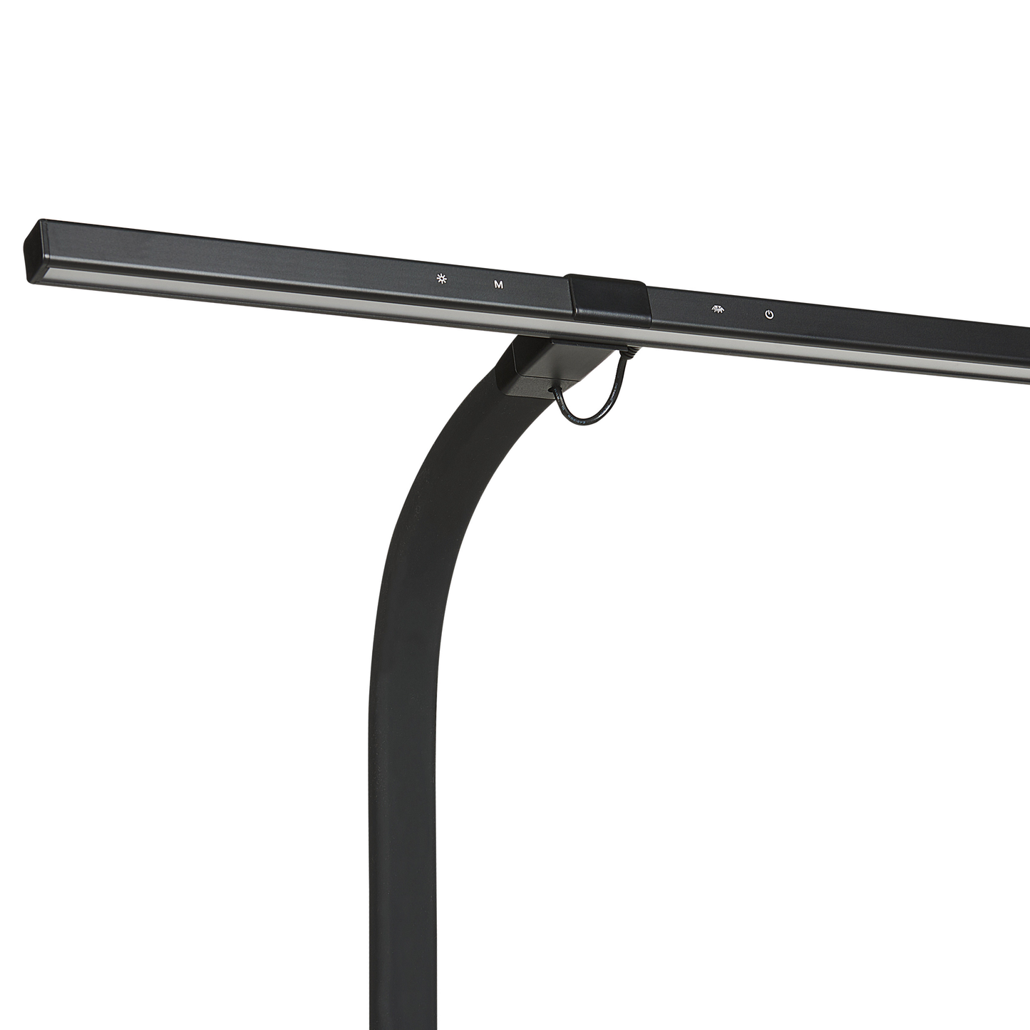 LED Schreibtischlampe KOURIS mit Bewegungsmelder Metall Schwarz