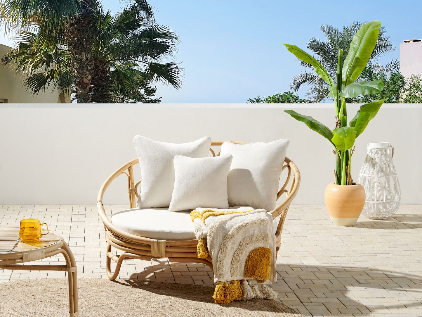 Sonneninsel ROSSANO Rattan Naturfarben
