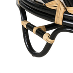 Sonneninsel ROSSANO Rattan Schwarz