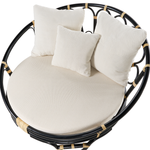 Sonneninsel 2er Set ROSSANO Rattan Schwarz