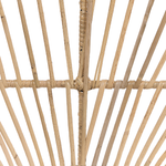 Garten Beistelltisch Rattan natürlich quadratisch 67 x 67 cm CESENATICO