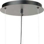 Hängelampe TOBINS Glas Schwarz