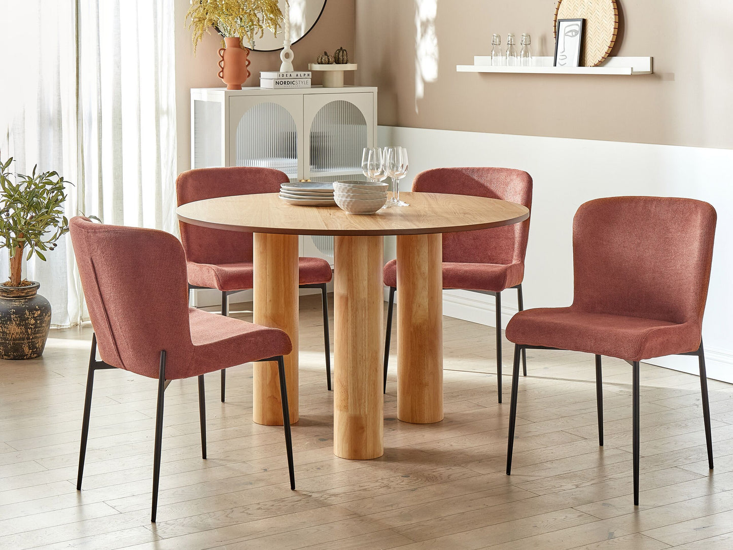 Esszimmerstuhl 2er Set ADA Braun