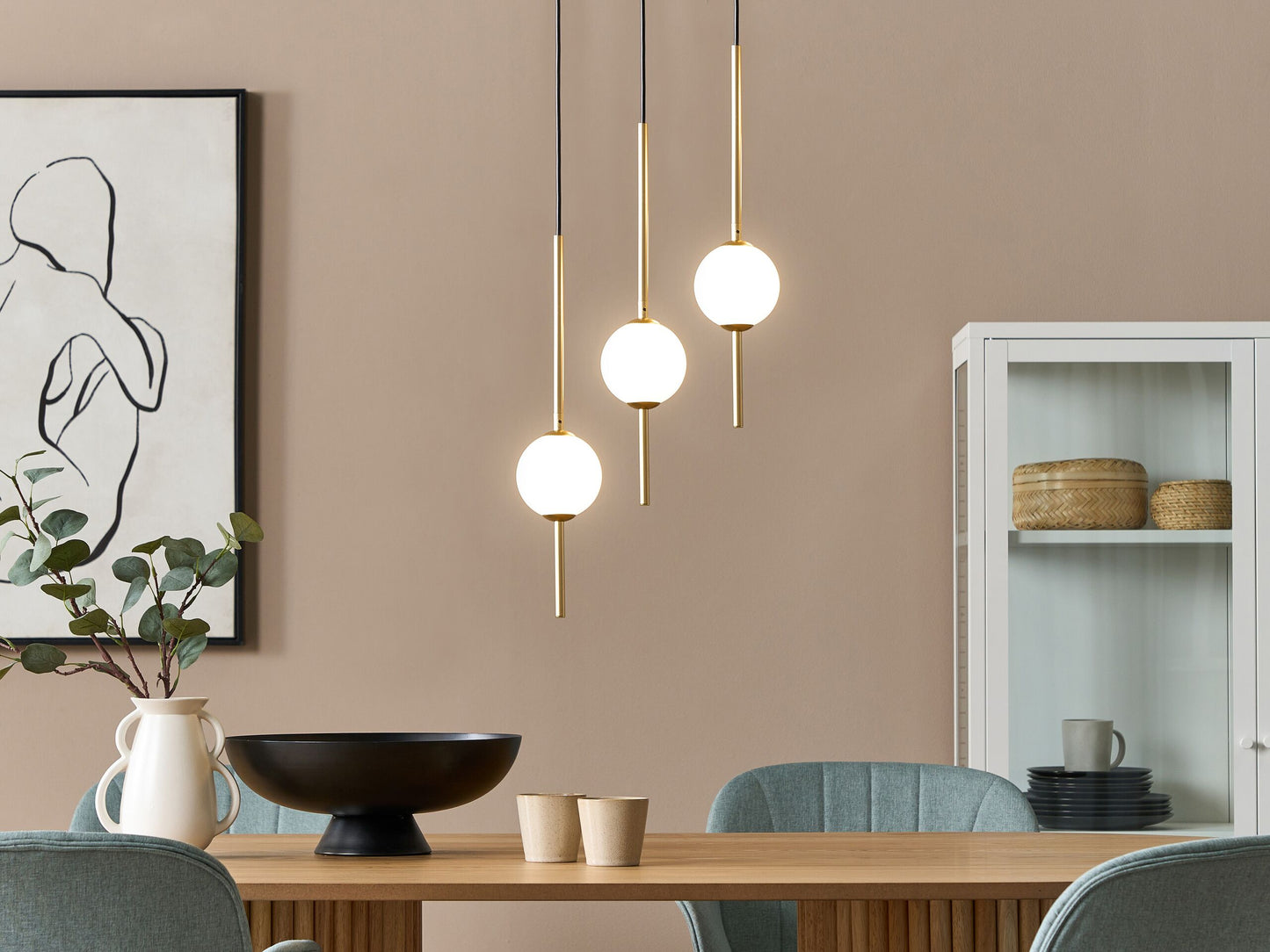 LED Hängelampe SHANNON Metall Gold