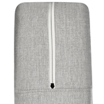 Boxspringbett mit Stauraum Stoff MINISTER 160 x 200 cm Hellgrau