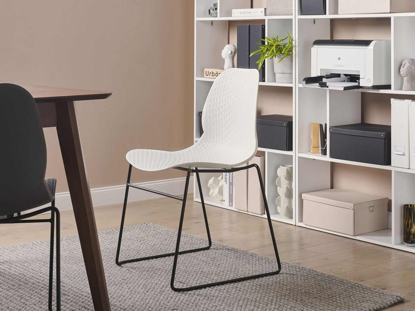 Esszimmerstuhl 4er Set PANORA Weiss