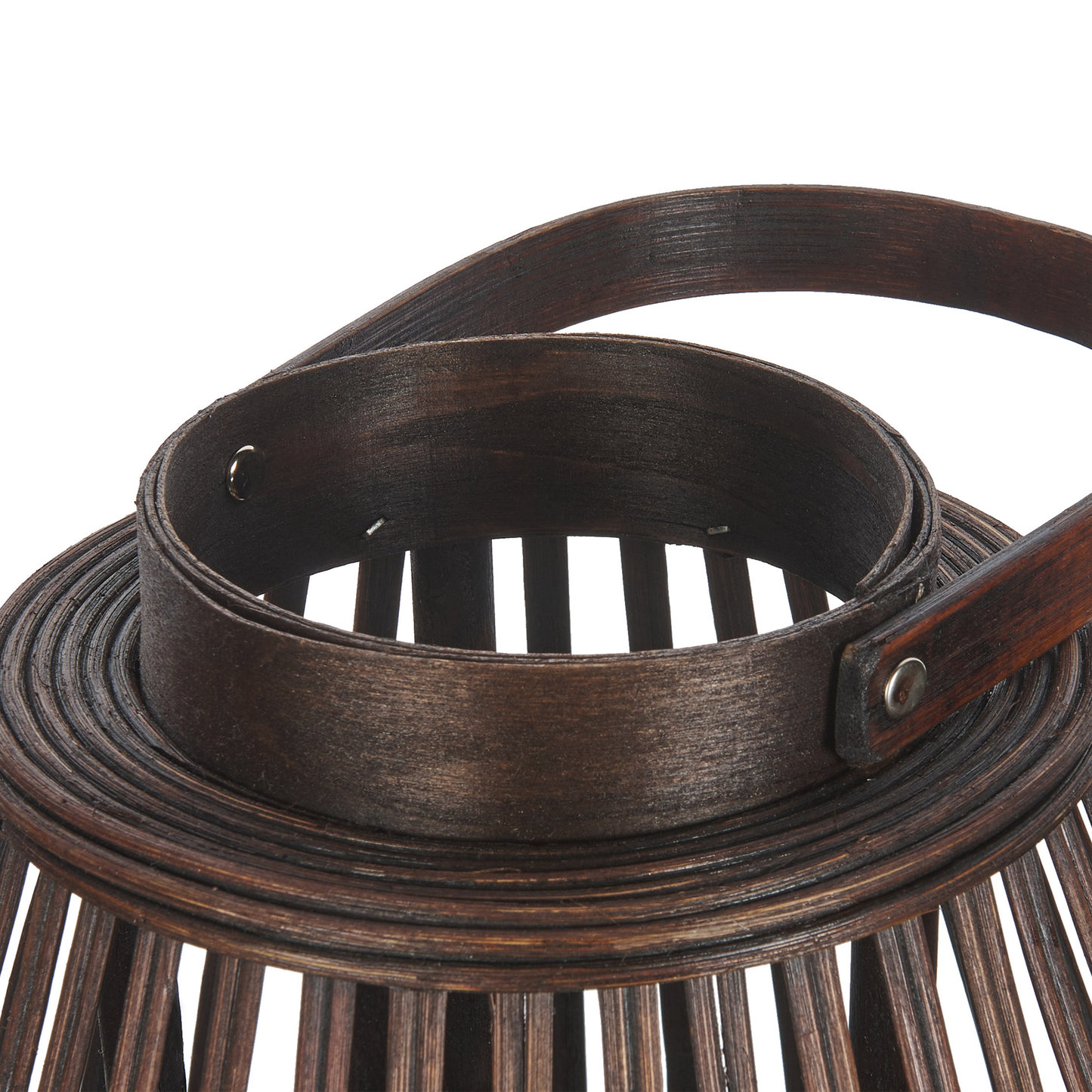 Laterne PANAT Holz 43 cm Dunkelbraun