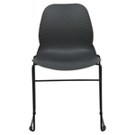 Esszimmerstuhl 4er Set PANORA Dunkelgrau