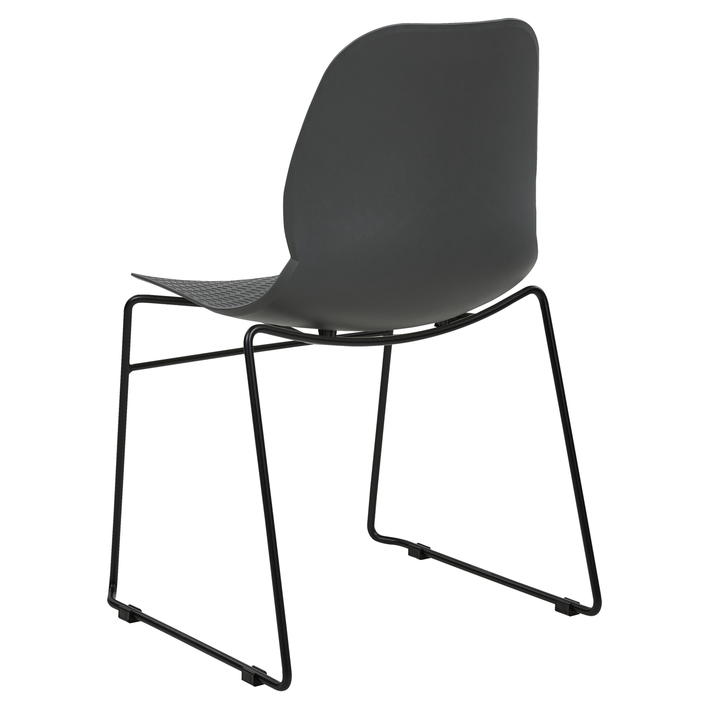 Esszimmerstuhl 4er Set PANORA Dunkelgrau