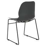 Esszimmerstuhl 4er Set PANORA Dunkelgrau