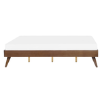 Bett mit Lattenrost BERRIC 140 x 200 cm Dunkle Esche
