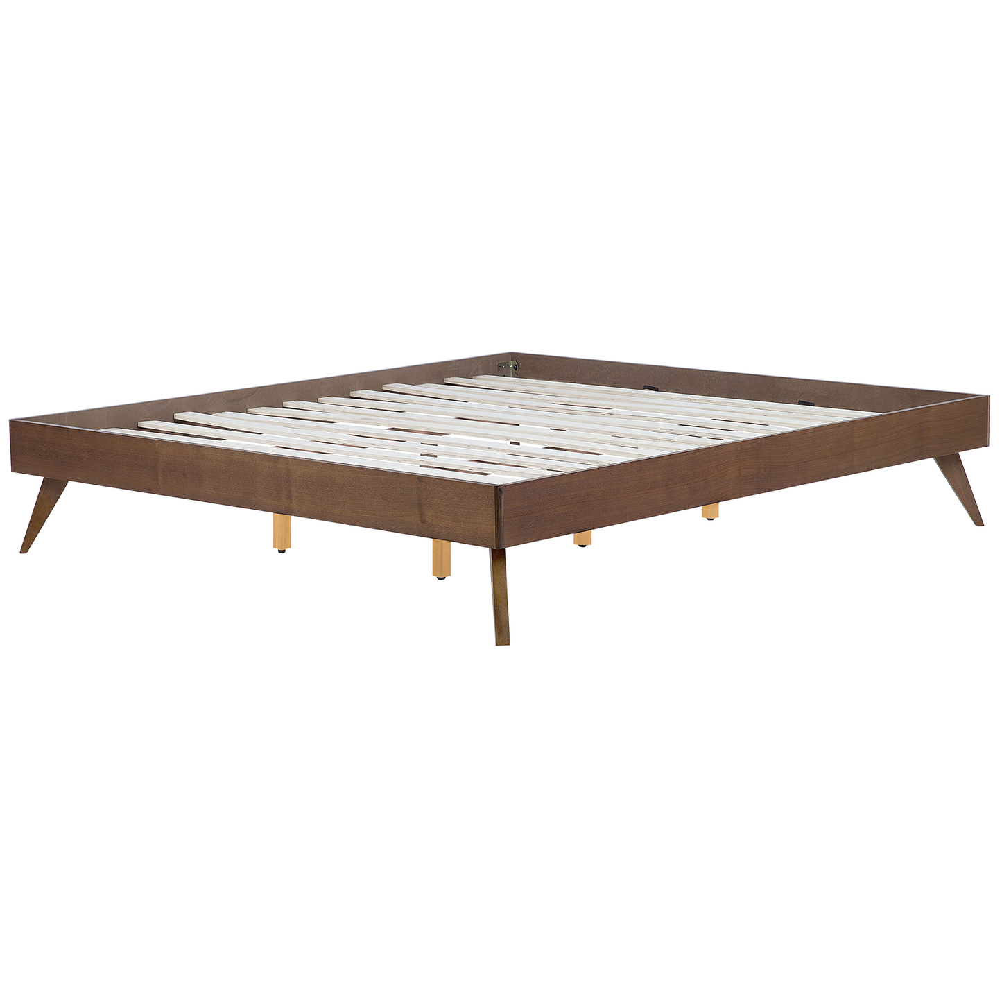 Bett mit Lattenrost BERRIC 180 x 200 cm Dunkle Esche