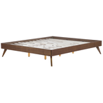 Bett mit Lattenrost BERRIC 180 x 200 cm Dunkle Esche