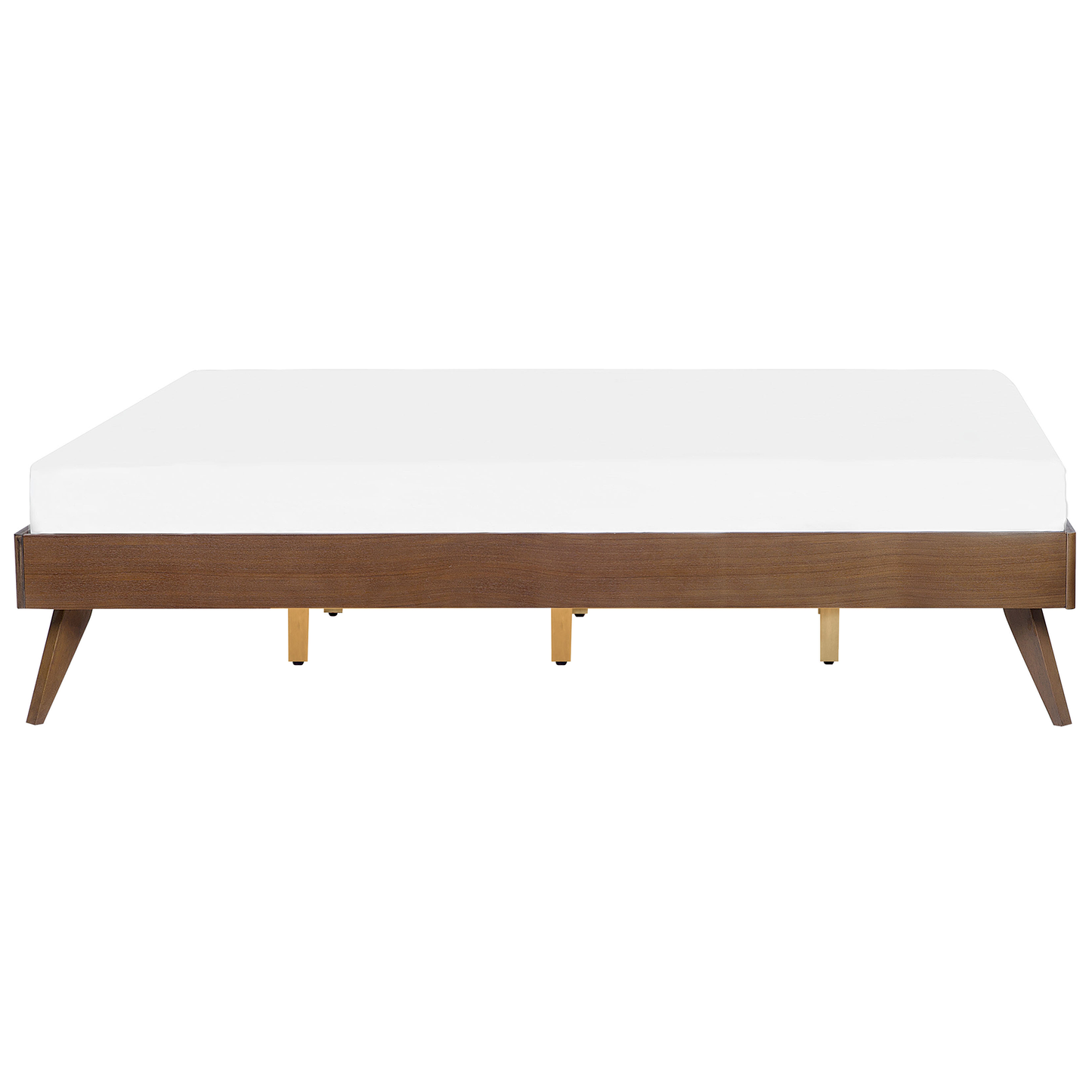 Bett mit Lattenrost BERRIC 180 x 200 cm Dunkle Esche