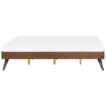 Bett mit Lattenrost BERRIC 180 x 200 cm Dunkle Esche