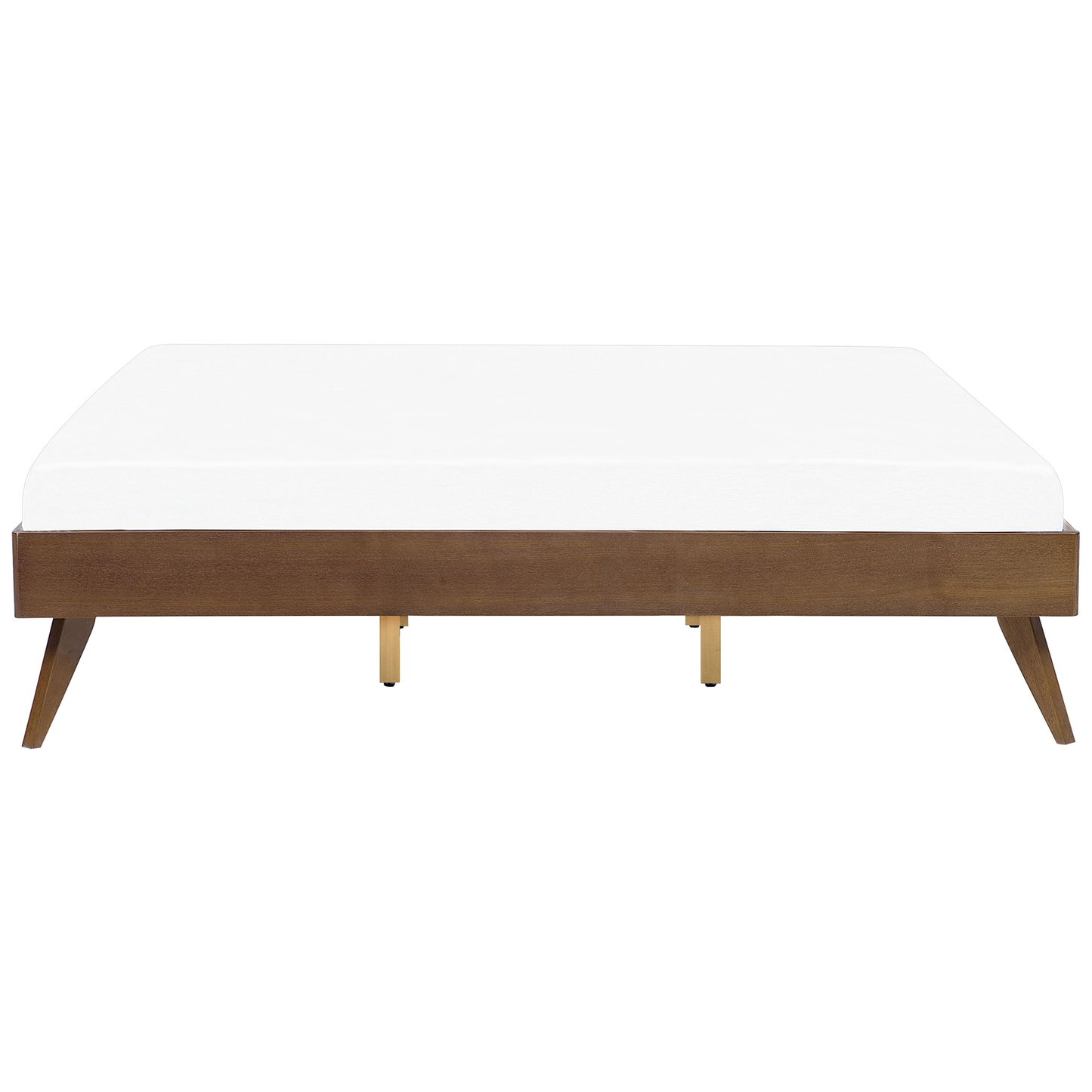 Bett mit Lattenrost BERRIC 180 x 200 cm Dunkle Esche