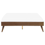 Bett mit Lattenrost BERRIC 160 x 200 cm Dunkle Esche