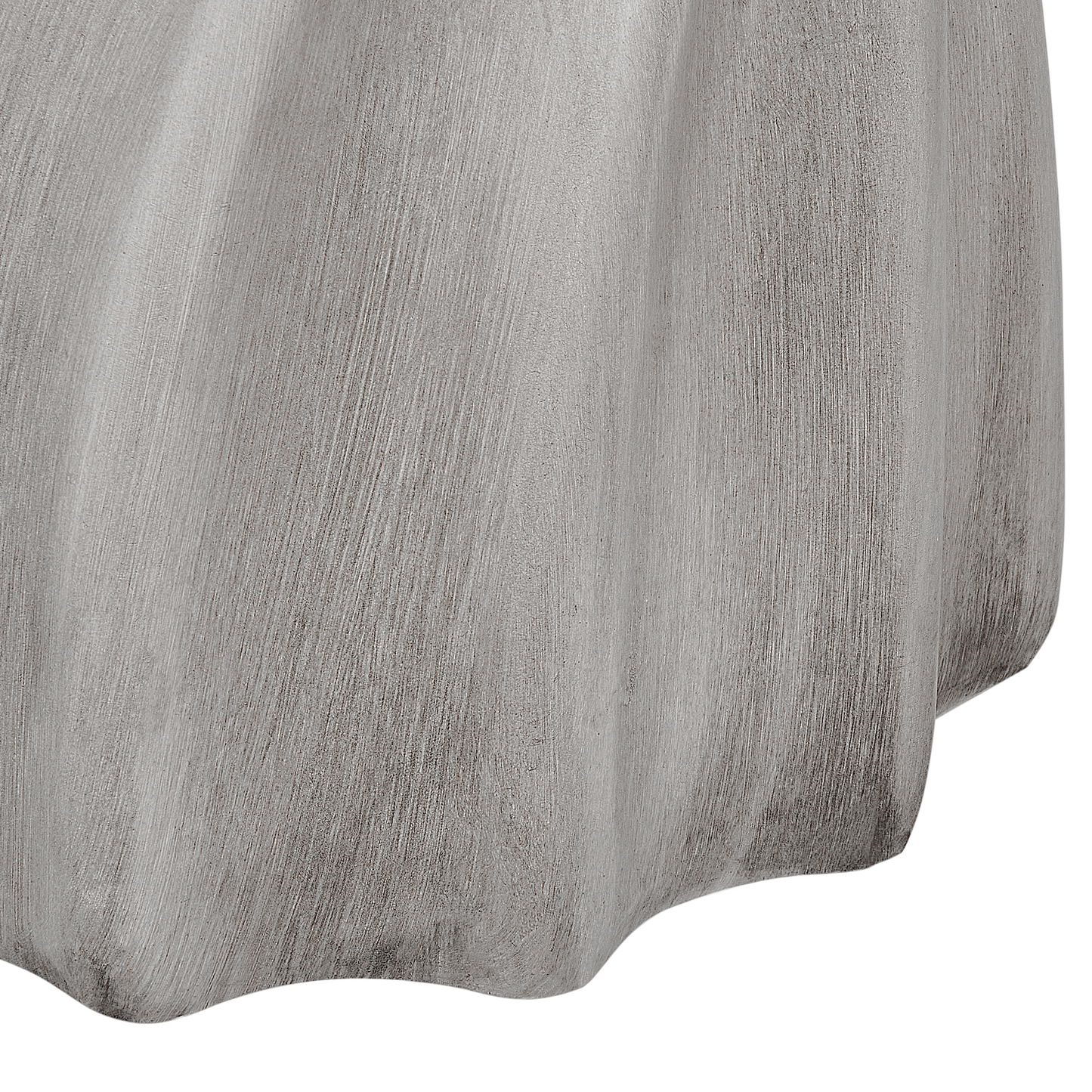 Garten Beisttelltisch Beton grau rund ⌀ 35 cm ALGUA