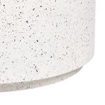 Garten Beistelltisch Beton cremeweiss Terrazzo Optik rund ⌀ 90 cm TREZZO