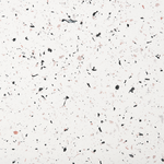 Garten Beistelltisch Beton cremeweiss Terrazzo Optik rund ⌀ 90 cm TREZZO