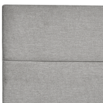 Boxspringbett mit Stauraum Stoff ARISTOCRAT 160 x 200 cm Hellgrau